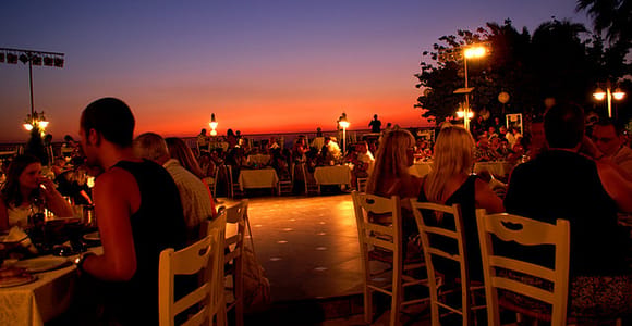 Kos: Greek Dinner with Music, Dancing, and Unlimited Wine