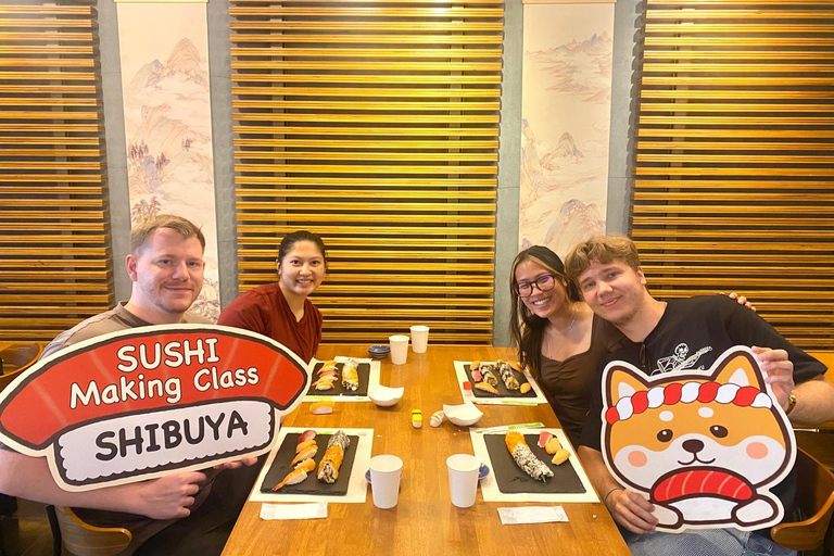 شيبويا طوكيو: دورة تحضير السوشي (نباتي/حلال)قائمة السوشي العادية (خالية من الغلوتين *تشمل الأسماك)