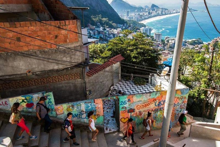 Rio de Janeiro: Vidigal Favela Tour and Two Brothers Hike Private Tour with Transportation