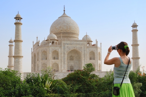 Depuis Delhi : Taj Mahal et Fort d'Agra : Excursion d'une journée en voitureTransport, chauffeur et guide uniquement