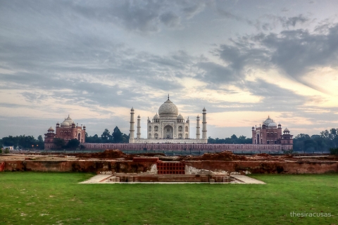 Vanuit Delhi: Taj Mahal en Agra Fort: dagexcursie met de autoAll-inclusive rondleiding