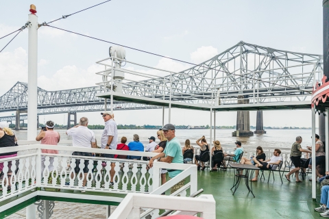 New Orleans: Dagje Jazz Cruise op de Stoomboot NatchezBoottocht in de ochtend met eerste ronde lunch