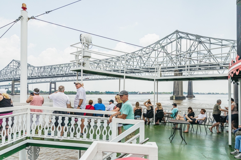 New Orleans: Dagje Jazz Cruise op de Stoomboot NatchezBoottocht in de ochtend met tweede ronde lunch