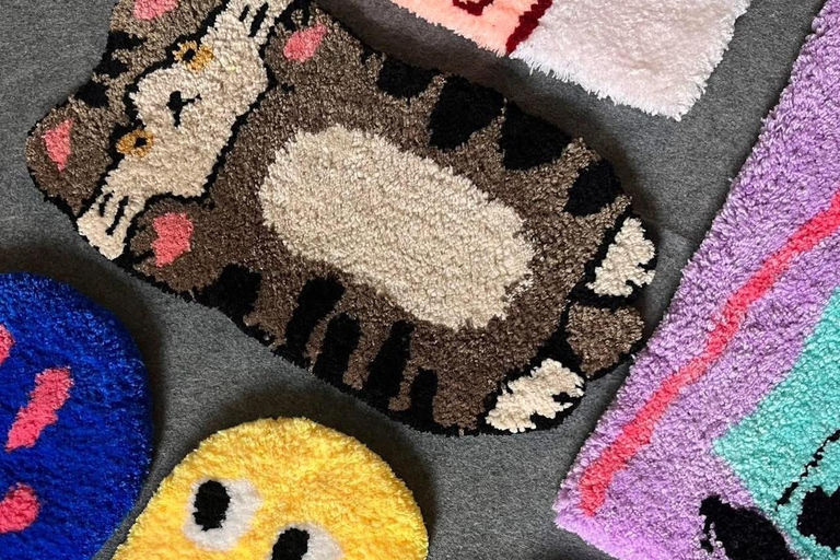 Pattaya: Rug Tufting Workshop at an Art Studio Café