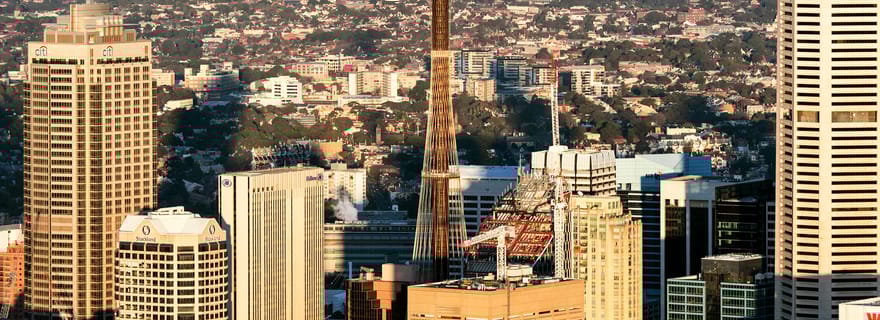Sydney Tower Eye : Entrée avec pont d'observation