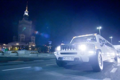Varsovie : forfait promenade en limousine et clubForfait Méga VIP