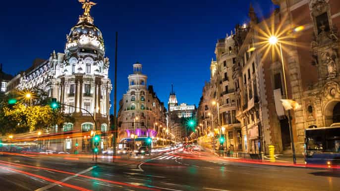 Madrid at Night Walking Tour with Optional Flamenco Show