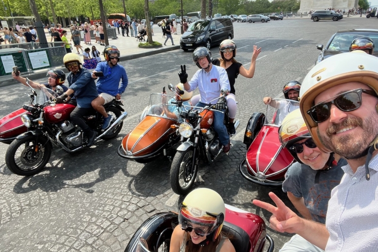 Paris : visite des monuments en side-car moto
