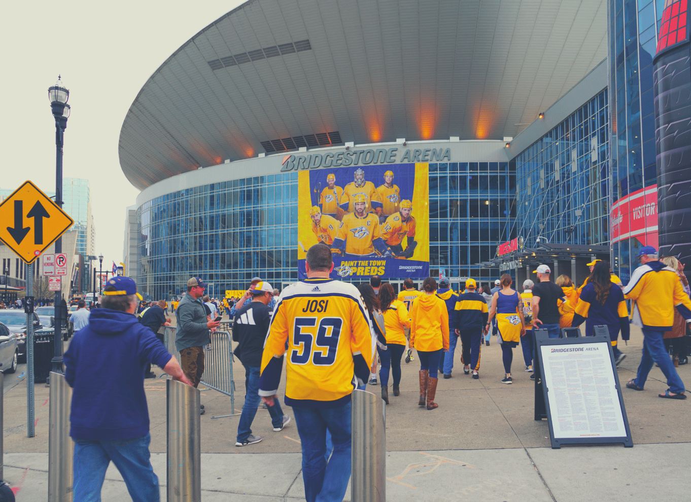 Nashville: Billet til Nashville Predators ishockeykamp