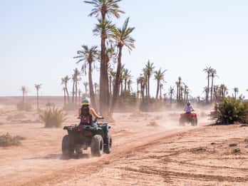 Halbtagstour: Quadfahren in der Wüste vor Marrakesch Halbtagstour: Quadfahren in der Wüste vor Marrakesch