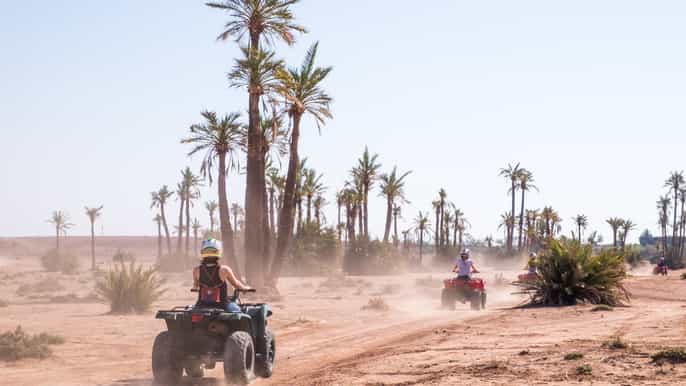 halfday quad biking in marrakechs surrounding desert