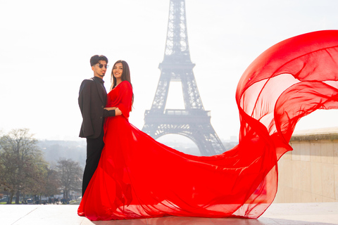 Paris : Photoshoot en robe volante privée @jonadress