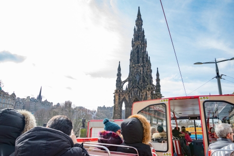 Edinburgh: ticket hop on, hop off-bussen met 3 stadsroutesEdinburgh: 24-uurspas met 3 busroutes