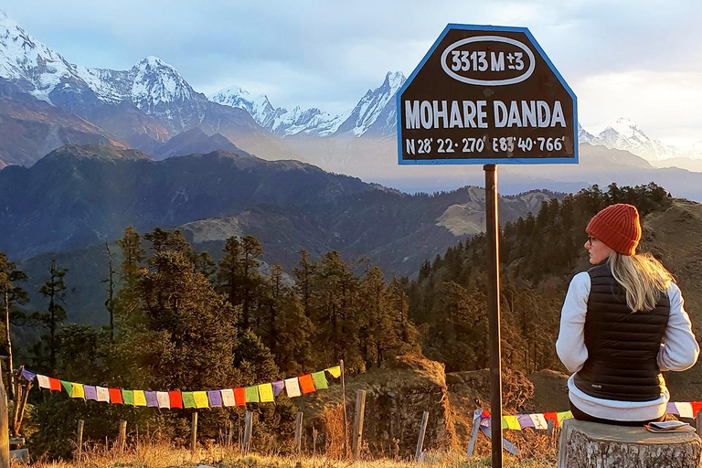 Pokhara: Mohare Danda Community Eco Sunrise Trek with Guide