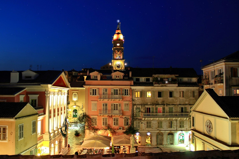 Visite nocturne privée de Corfou