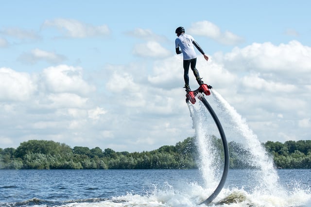 Alphen aan den Rijn : 15 minutes de Flyboard