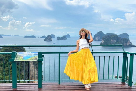Krabi: Luxury Vintage Wooden Boat Cruise With Island Hopping Private: One day 4 Islands Tour