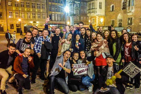 Wroclaw Pub Crawl con bevande gratuite