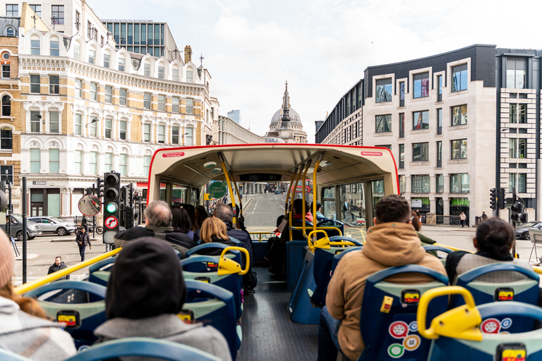 Londen: Tootbus Must-See Hop-On Hop-Off Bustour met Cruise48-uurs ticket