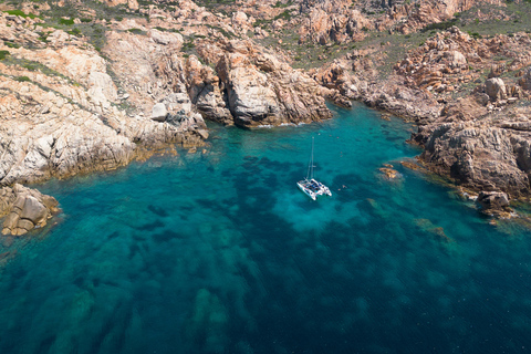From Santa Teresa Gallura: La Maddalena Catamaran Tour La Maddalena Comfort Catamaran Tour