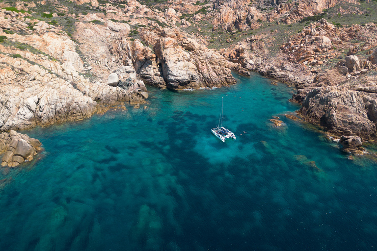 From Santa Teresa Gallura: La Maddalena Catamaran Tour La Maddalena Comfort Catamaran Tour