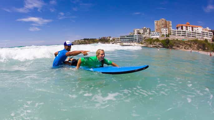 bondi beach private surf lesson