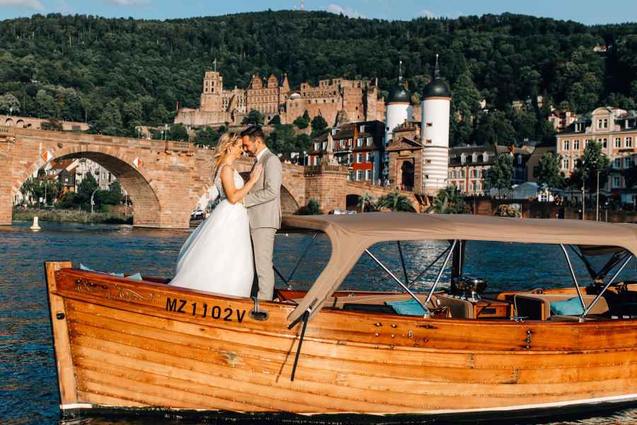 Heidelberg: exklusive private Bootsfahrt für Paare