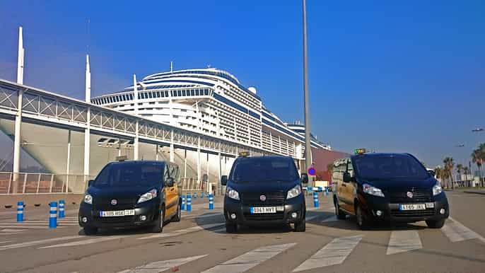 barcelonastad van / naar cruiseterminal privétransfers