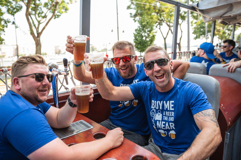 Budapest: BeerBus Sightseeing Tour with unlimited beer