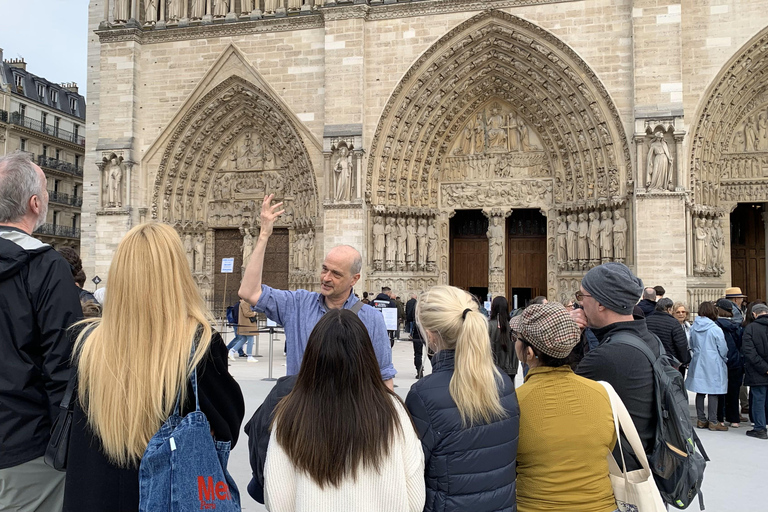 Paris : visite de Notre-Dame et promenade dans l'île de la Cité ou le quartier latinVisite de l'intérieur de la cathédrale Notre-Dame et promenade dans l'île de la Cité