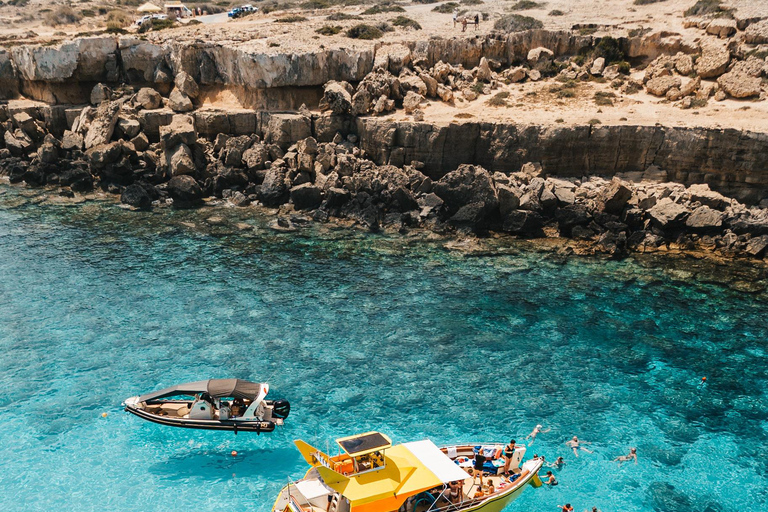 Protaras: Blue Lagoon & Turtle Bay Cruise – Only 30 Guests