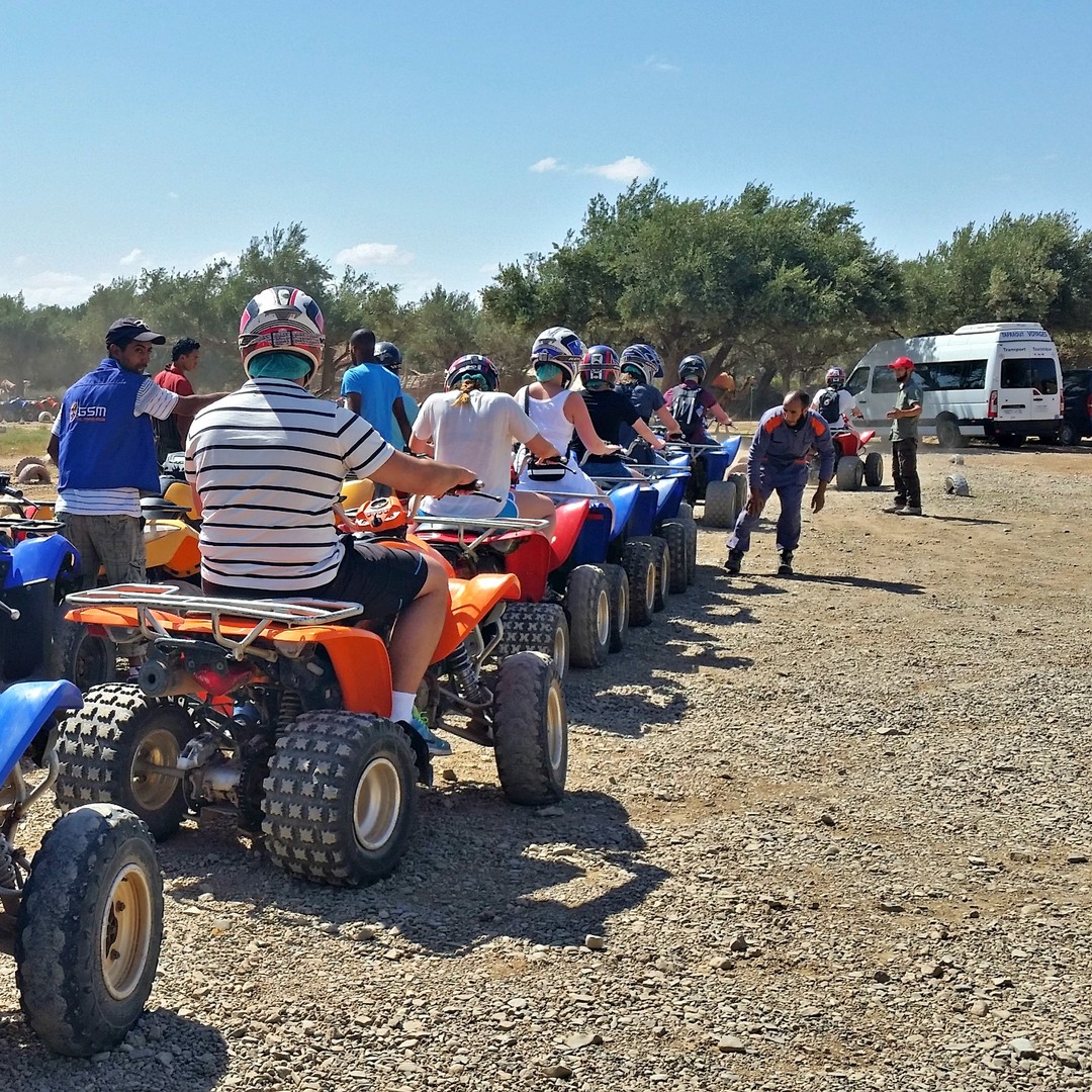 Depuis Marrakech : aventure en quad à La Palmeraie - quad
