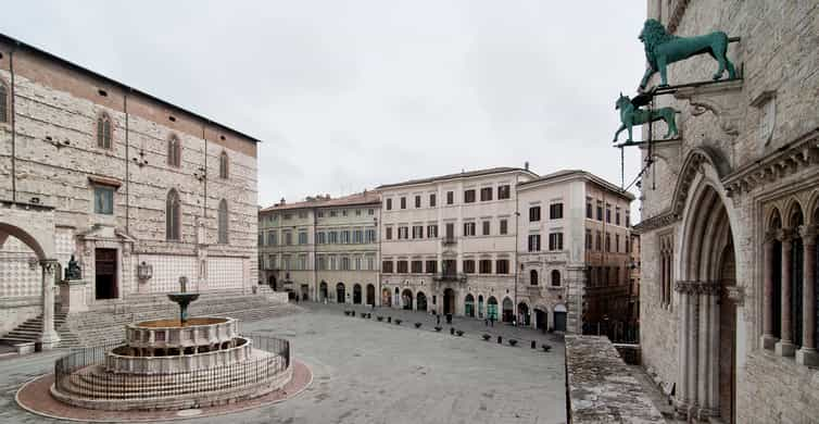 Perugia: Tour privado de la ciudad con Rocca Paolina y Catedral