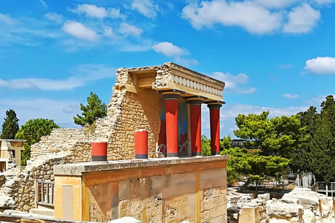 Dagvullende tour:Knossos,Koronekes Olijfmolen,Lyrarakis wijnmakerij