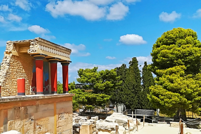 Dagvullende tour:Knossos,Koronekes Olijfmolen,Lyrarakis wijnmakerij