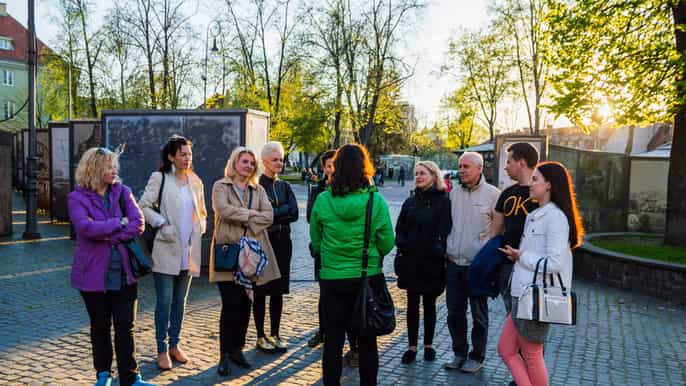 vilnius passeio a pé pelo distrito da luz vermelha