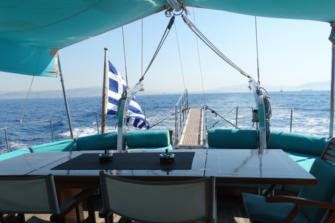 Agistri, Moni, and Aegina Sailing Yacht Cruise