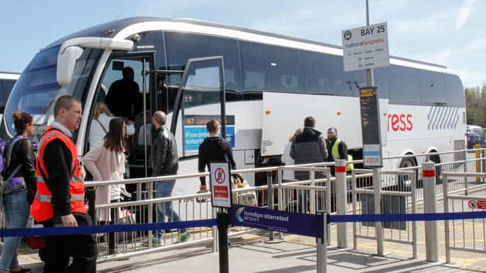 Stansted Airport: Central London Bus Transfer