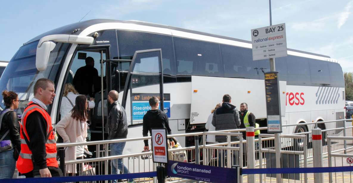 Stansted Airport: bustransfer naar het centrum van Londen