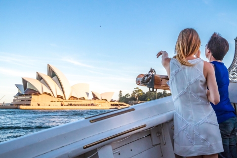 Sydney Harbour: Großsegler-Tour & Abendessen bei Dämmerung