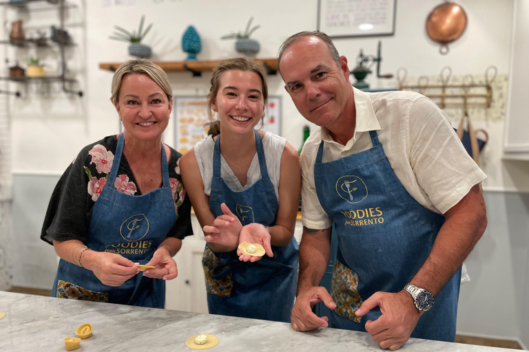 Sorrento: Aula de massas com uma refeição e vinho