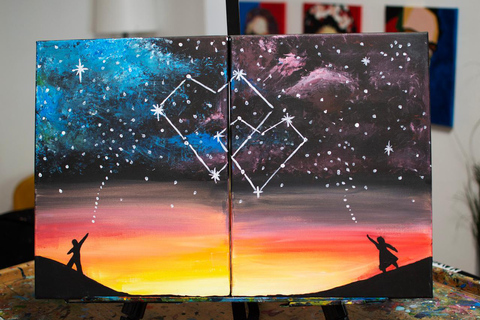 Sofia: Private Painting and Wine Experience with Artist