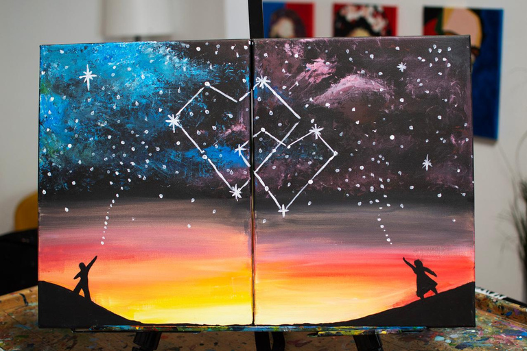 Sofia: Private Painting and Wine Experience with Artist