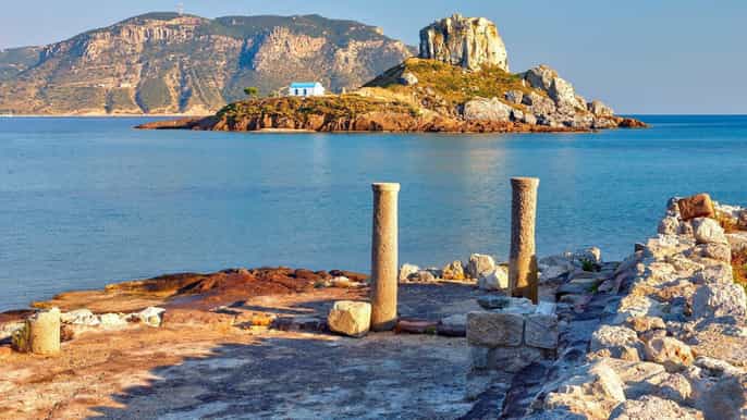 kos island independent day trip by boat from bodrum