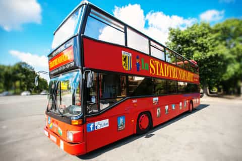 Leipzig: Hop-On Hop-Off Bus Tour with Walking Tour