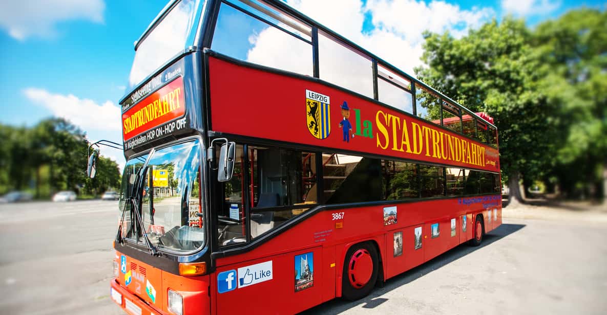 Leipzig: Hop-On/Hop-Off-Bustour mit Stadtrundgang