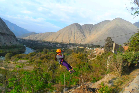 Lunahuana: Rafting, Canopy, ATVs y Excursión a Bodegas desde Lima