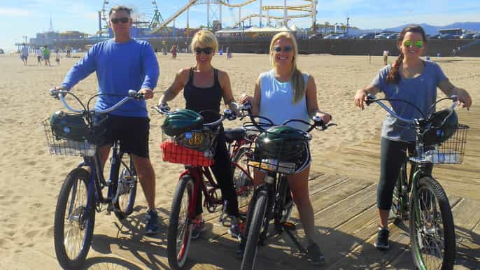 tour de 3 horas en bici eléctrica por santa mónica y venice