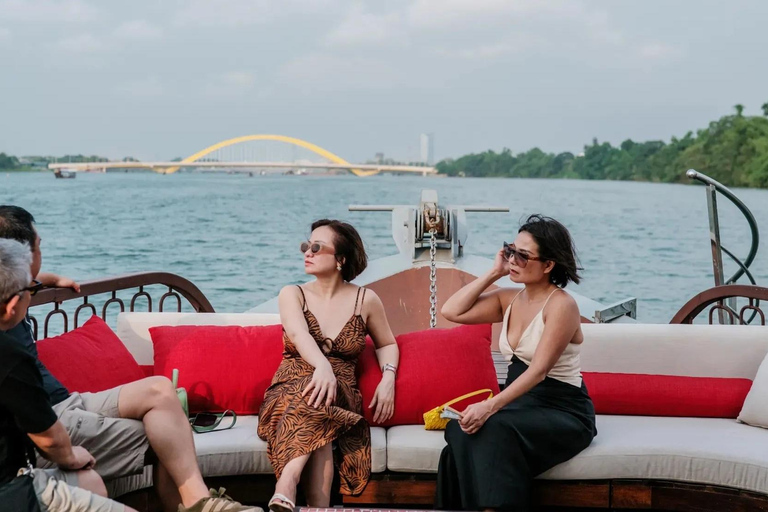 Hue: Luxury Sunset Tea & Dinner Cruise on Perfume River [No Dinner] Luxury Sunset Tea Cruise