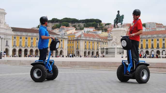 lisboa excursão de segway privada de 25 horas em alfama